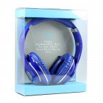Wholesale HiFi Sound Stereo Headphone with Mic TV05 (Blue)